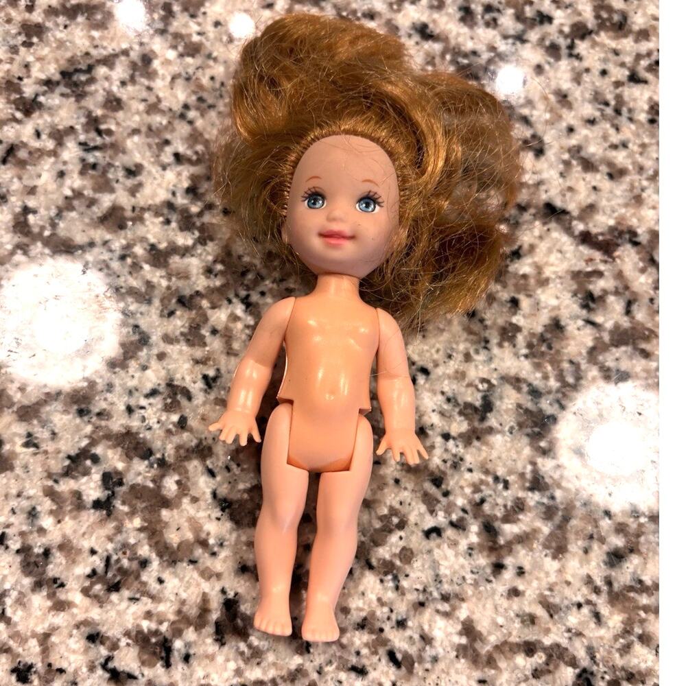 Vintage 1994 Mattel Kelly Doll Barbies Sister Red Hair Blue Eyes Loose Figure